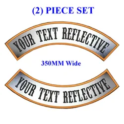 MC Rocker Parche reflectante bordado personalizado para motocicleta
