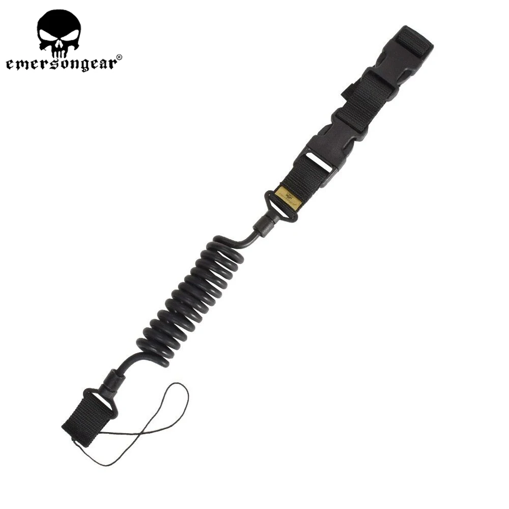 EmersonGear Correa táctica elástica corta negra – Airsoft y caza - imagen 5