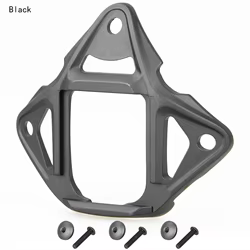 Adaptador para casco táctico de combate PPT de aluminio negro y marrón