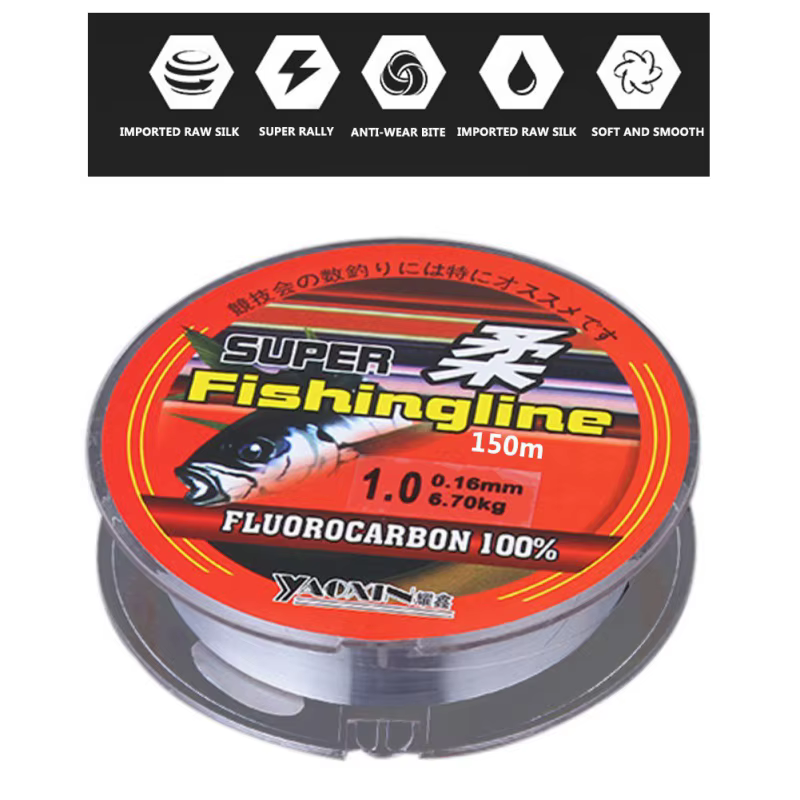 Sedal fluorocarbono transparente 100% nailon japones resistente - imagen 3