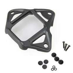Adaptador para casco táctico de combate PPT de aluminio negro y marrón