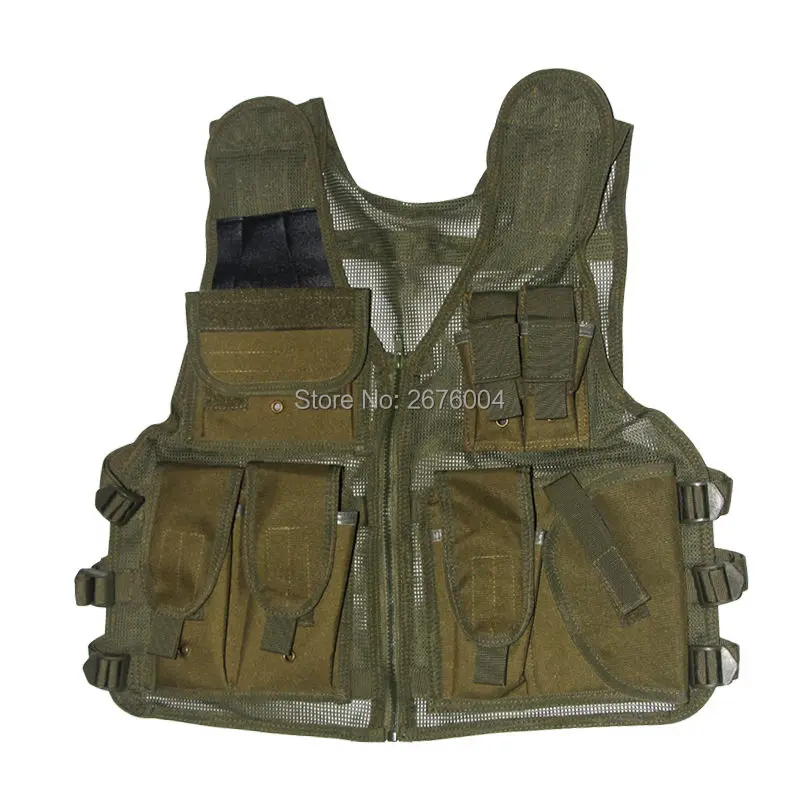 CLUSGO Chaleco Táctico Ajustable Malla