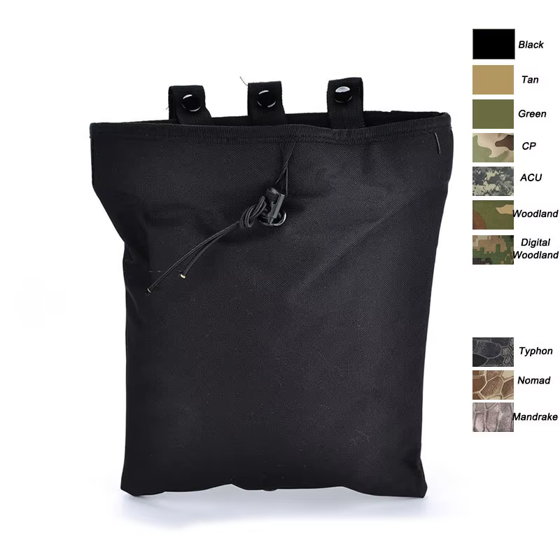 Bolsa MOLLE fijada a chaleco táctico