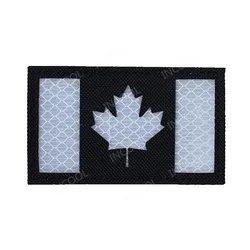 Parche reflectante IR canadiense de goma para motorista