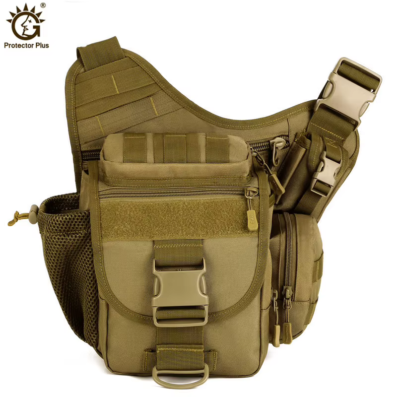 Bolsa mensajero táctico camuflaje nailon ripstop - imagen 5