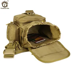 Bolsa mensajero táctico camuflaje nailon ripstop