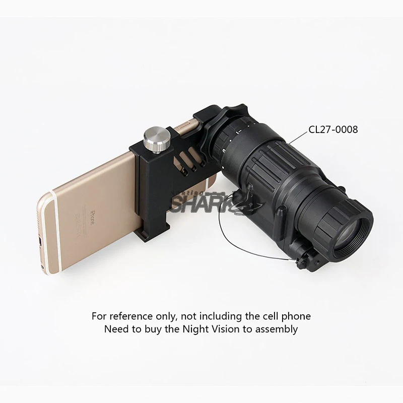 Funda táctica para visor de visión nocturna E.T Dragon aluminio negra - imagen 4