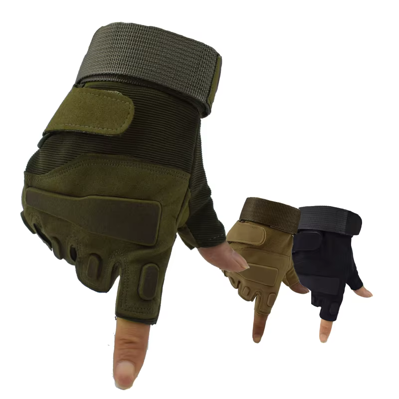 Guantes tácticos sin dedos RUIN HAWK – Outdoor senderismo verano - imagen 5