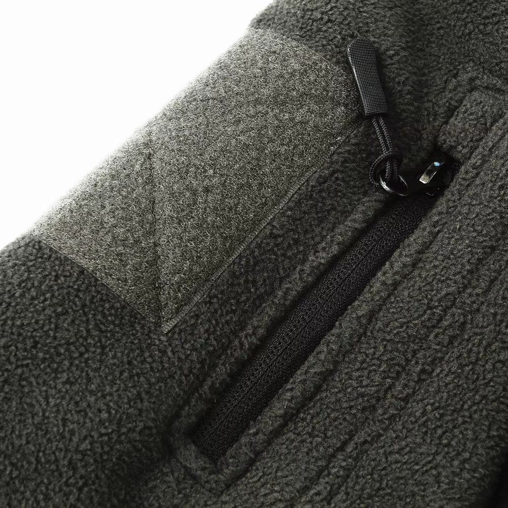 Mege Chaqueta polar militar táctica – Abrigo cálido Polartec - imagen 4