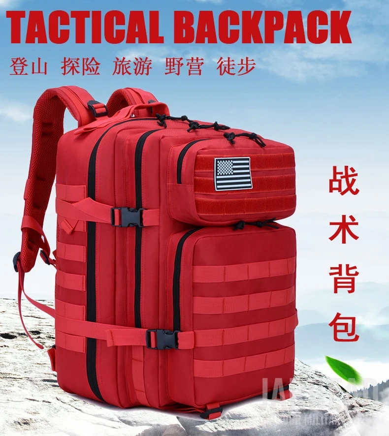 Mochila táctica en exteriores