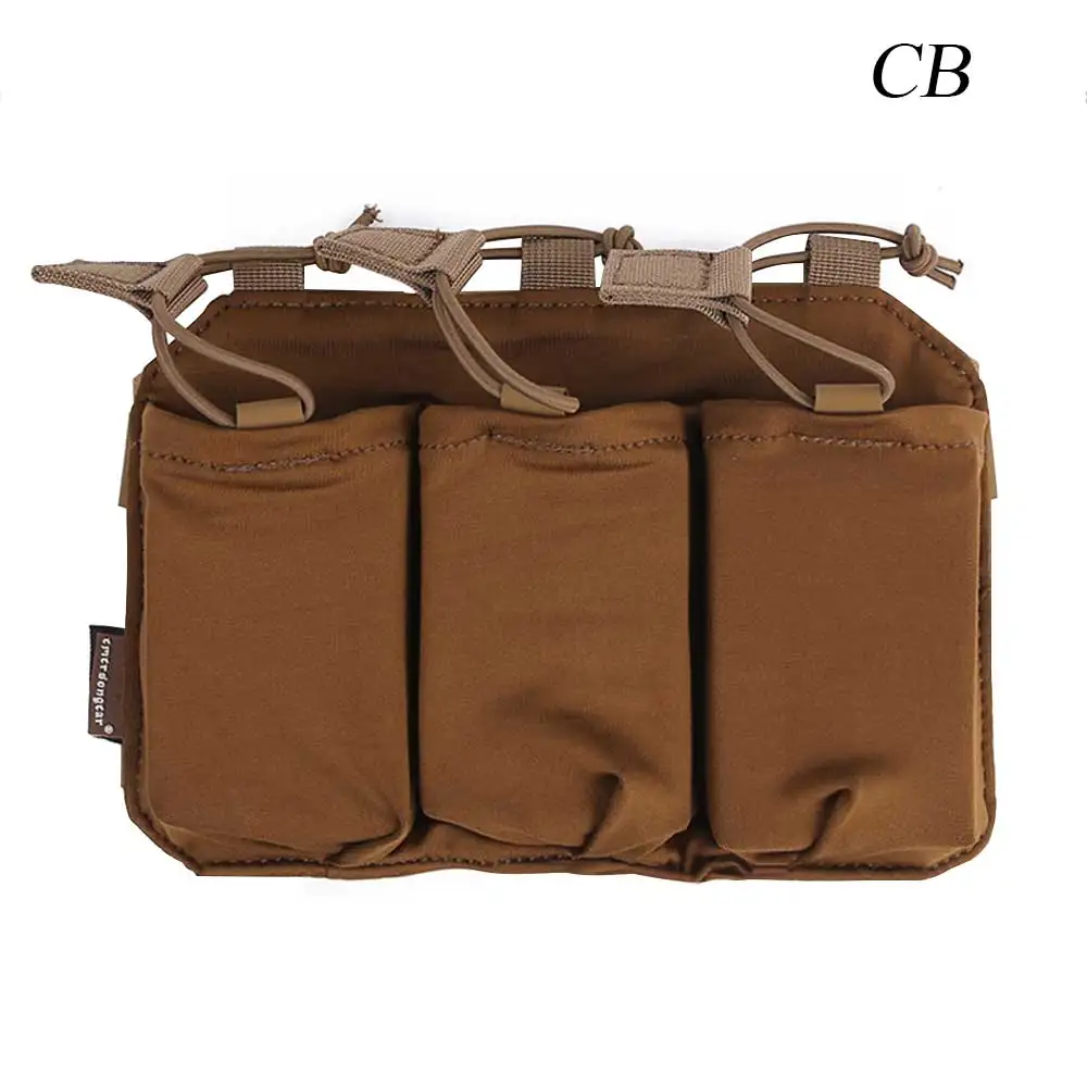 Vista lateral de la bolsa triple Emersongear EM6402