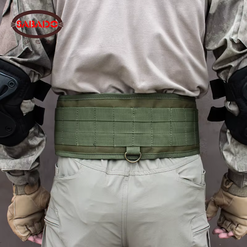 Cinturón MOLLE de combate – Nylon táctico para Airsoft y caza - imagen 2