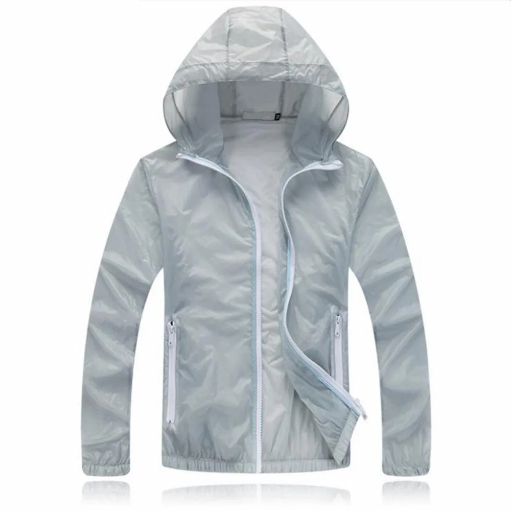 Chaqueta solar ultrafina transpirable con capucha para correr y pesca - imagen 5