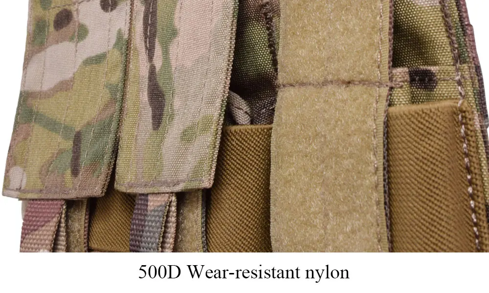 Bolsa MOLLE triple para cargadores M4, vista general
