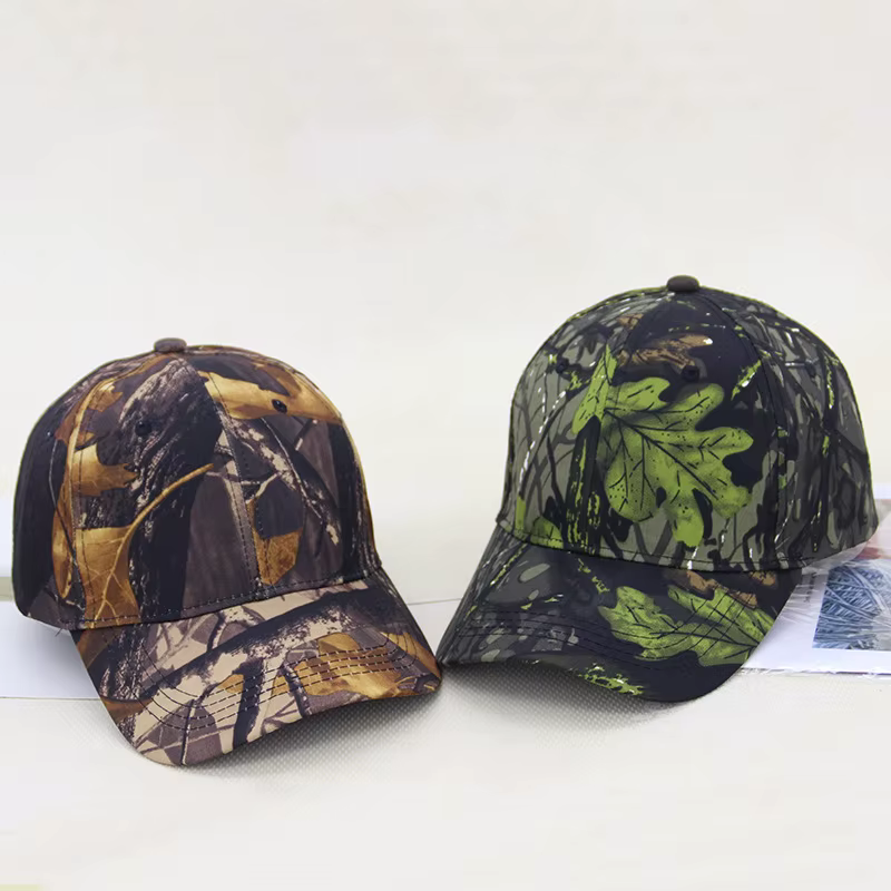 Vista frontal de la gorra camuflaje biónico Jeskinman