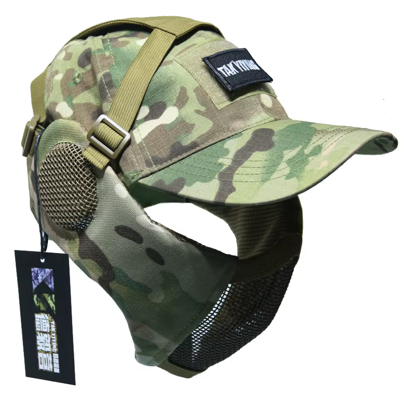 Máscara de malla táctica Airsoft con protección auditiva – TAK YIYING