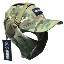 Máscara de malla táctica Airsoft con protección auditiva – TAK YIYING