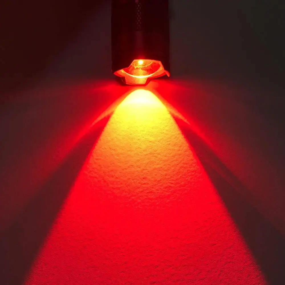 Linterna zoom luz roja mini para astronomía caza y pesca AA - imagen 3