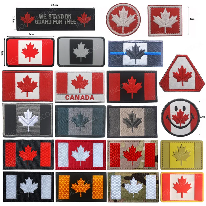 Parche bordado Canadá hoja arce – Aplique goma para chaqueta o mochila - imagen 4