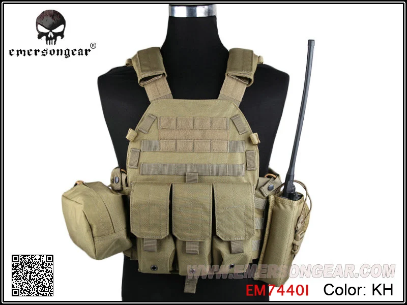 Emerson Gear LBT6094A chaleco táctico modular MOLLE con bolsillos - imagen 4