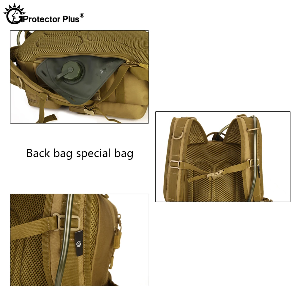 PROTECTOR PLUS mochila táctica MOLLE impermeable nailon - imagen 2