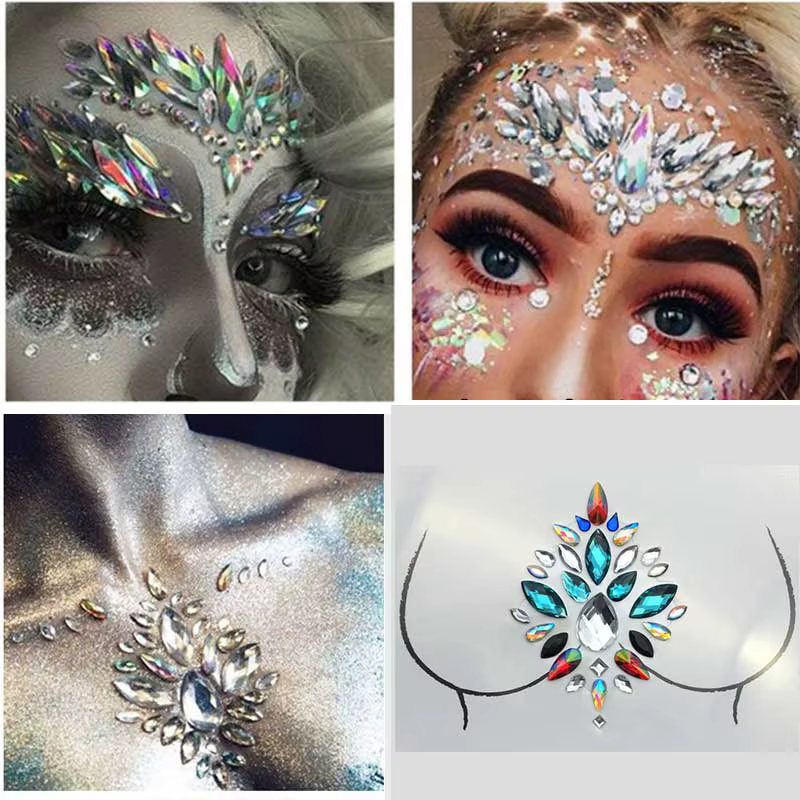 Tatuajes 3D cuerpo y cara – Pegatinas para festivales