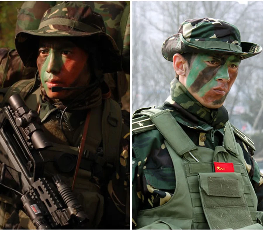 Bufanda táctica Shemagh de malla con camuflaje militar - imagen 2