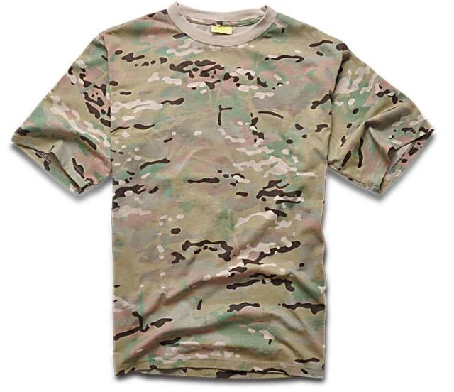 Wolfslaves Camiseta Camuflaje Militar 100% Algodón - imagen 2
