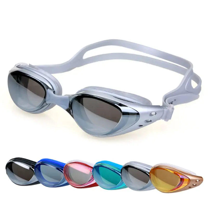 Vista frontal de las gafas con correa ajustable