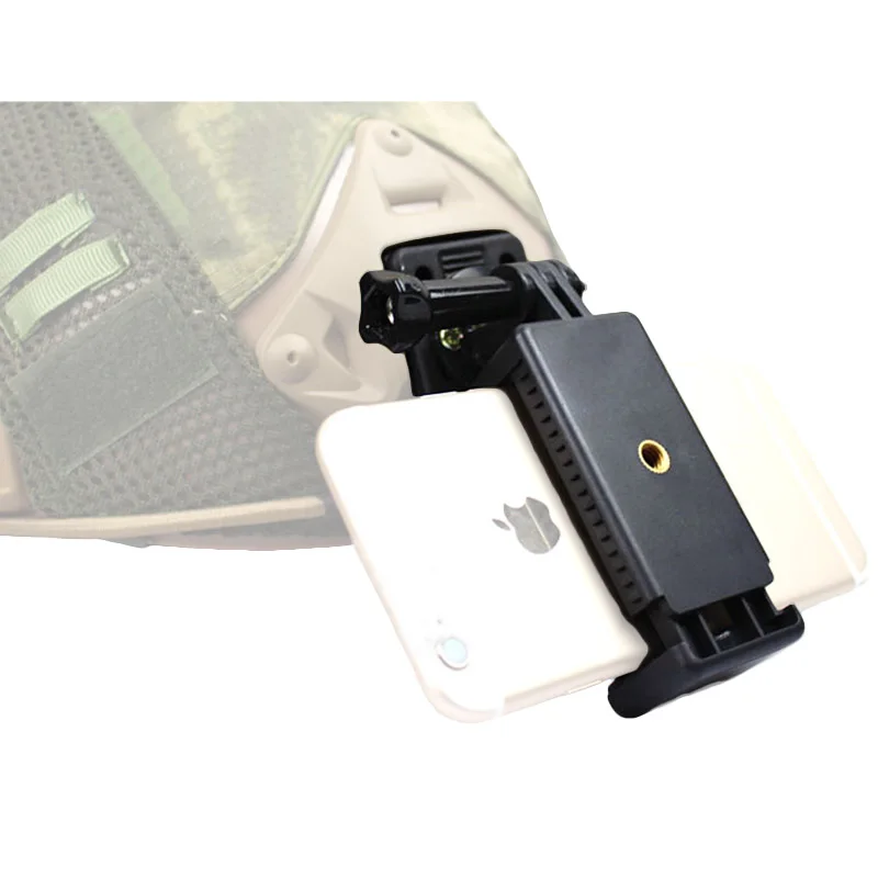 Montura NVG casco táctico – Adaptador GoPro y smartphone