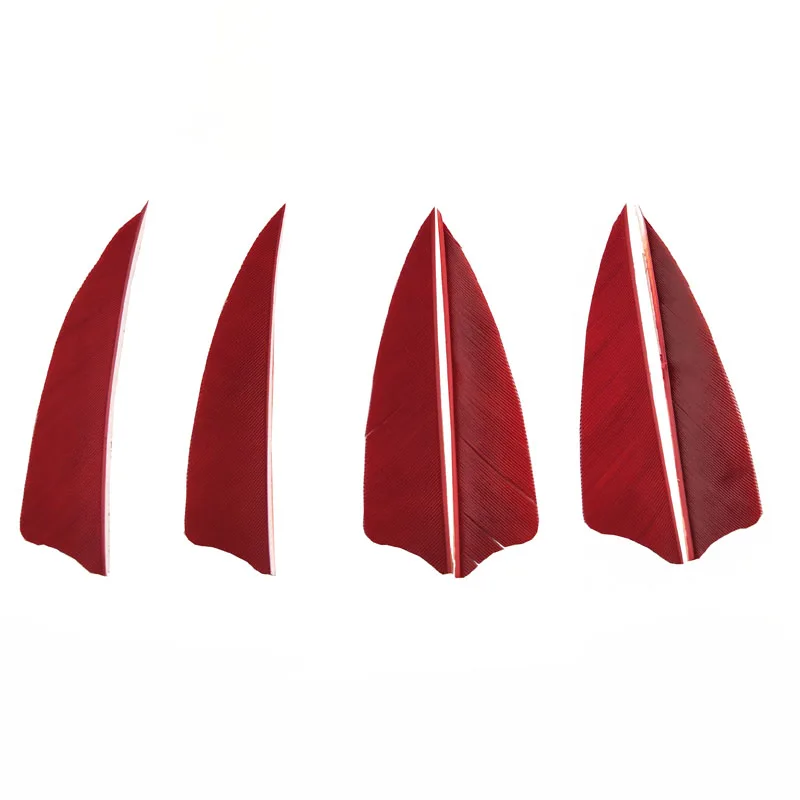 Sharrow pluma pavo 3″ flecha tiro arco - imagen 5