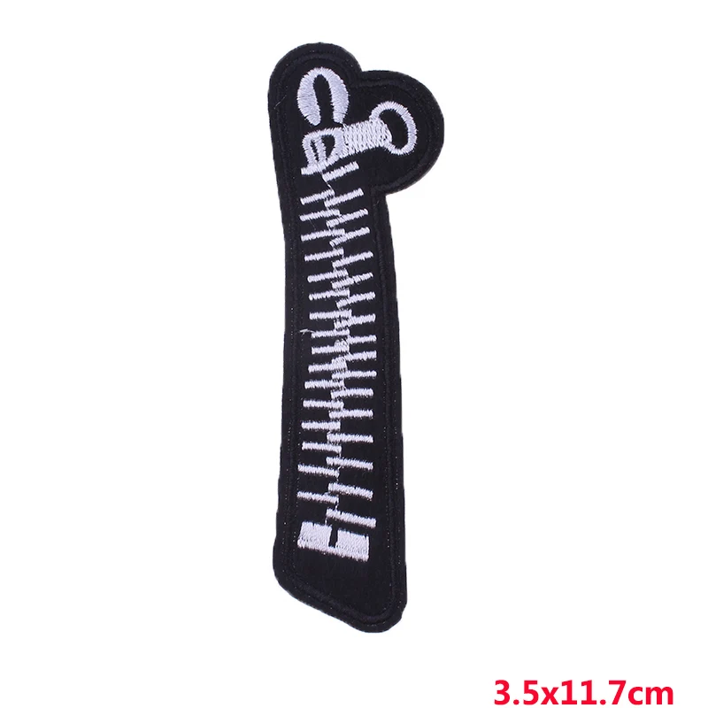 Parche Prajna Rock bordado con cremallera – Para coser en ropa - imagen 5