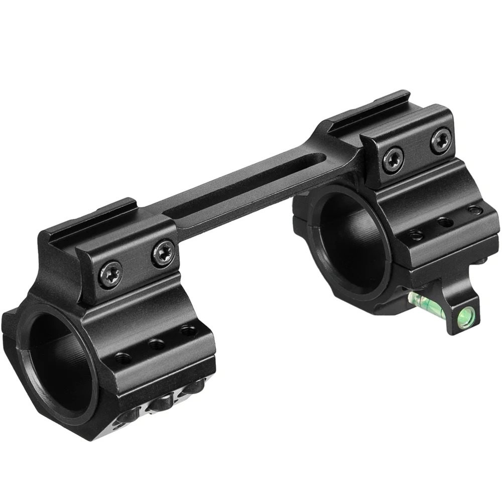 Montura doble anillo rifle nivel burbuja – Picatinny 11mm - imagen 3