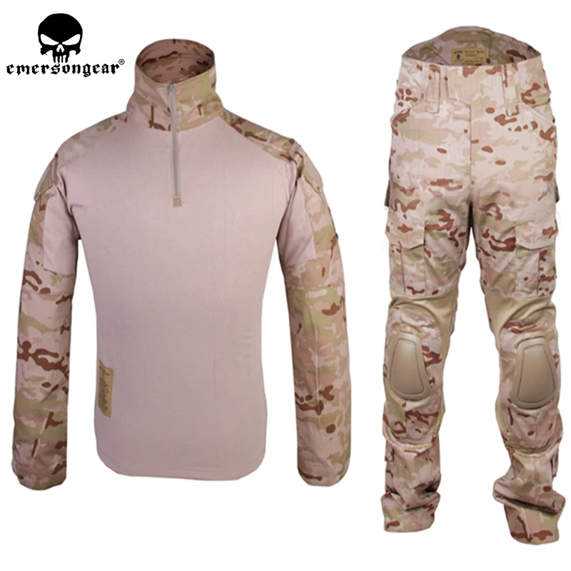 EMERSON Coderas Rodilleras Multicam Airsoft Táctico - imagen 2