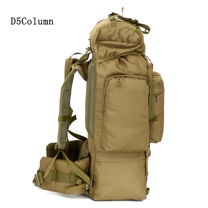 Mochila montaña gran capacidad – Impermeable nailon ripstop senderismo - imagen 3