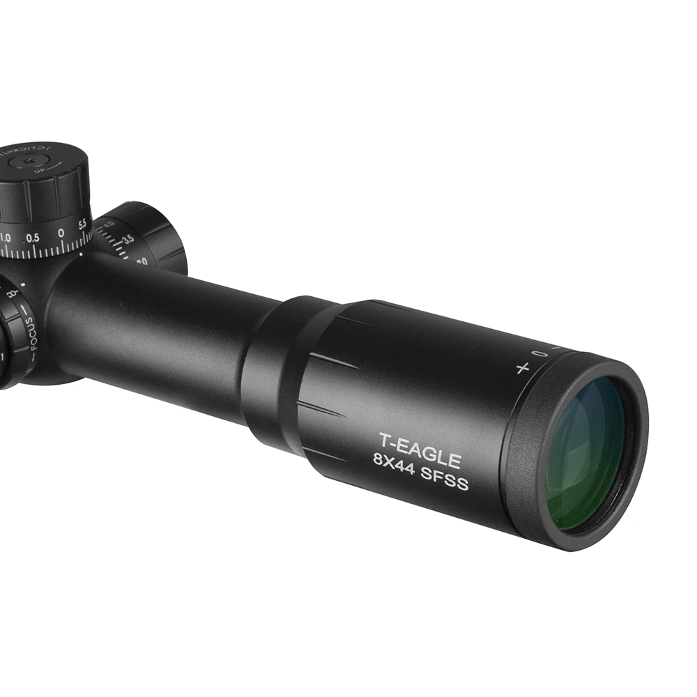 T-Eagle 8X44 SFSS mira con retícula roja iluminada y ajuste de viento - imagen 5