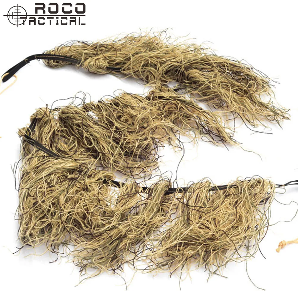 Envoltura elástica Ghillie para rifle francotirador camuflaje