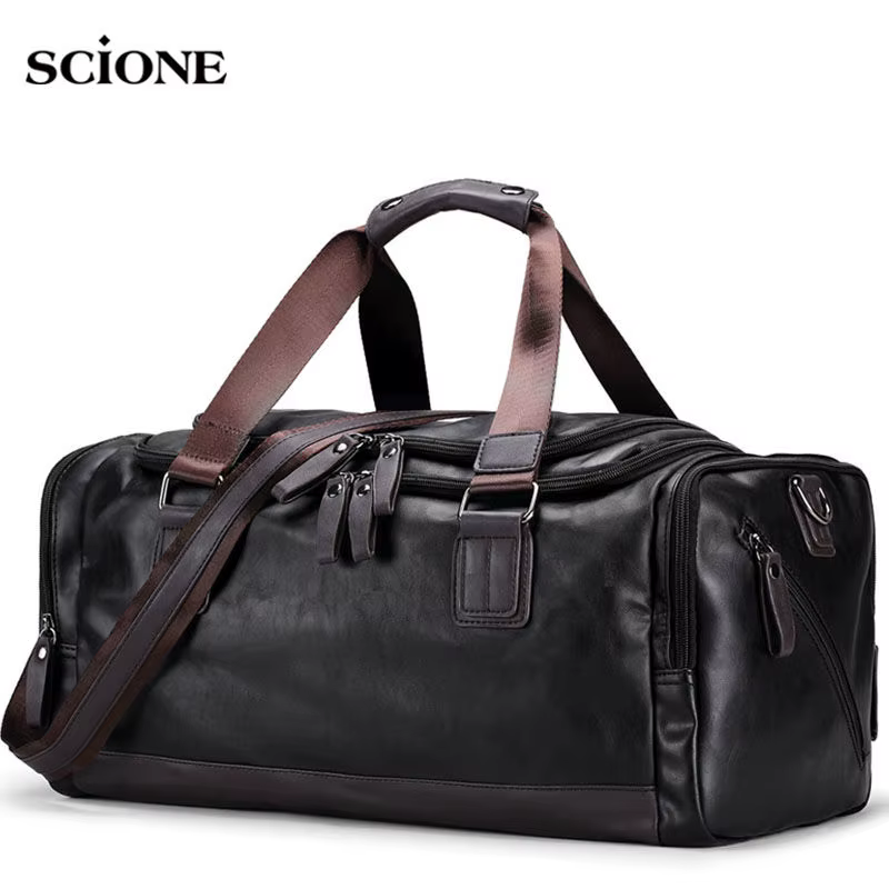 Scione Bolsa táctica - Gimnasio y viaje en piel sintética