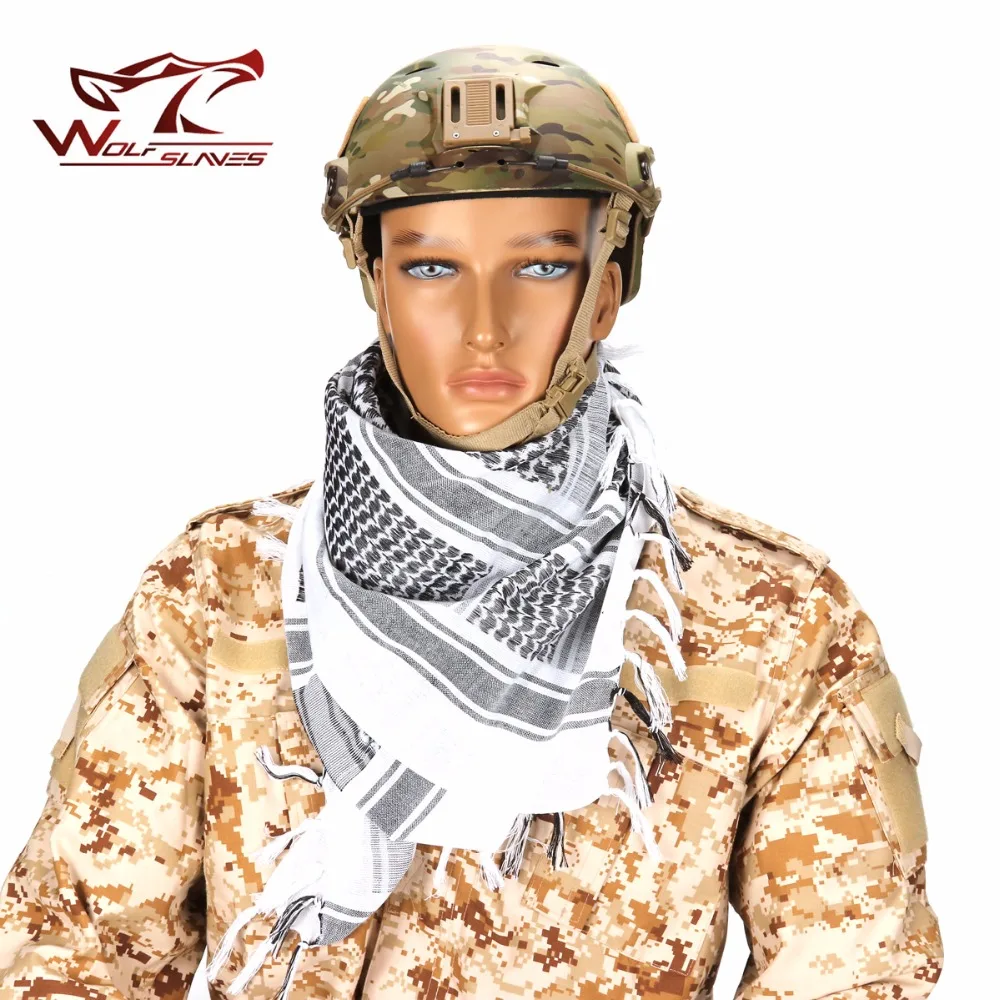 Bufanda Shemagh táctica de algodón para uso militar en desierto - imagen 4