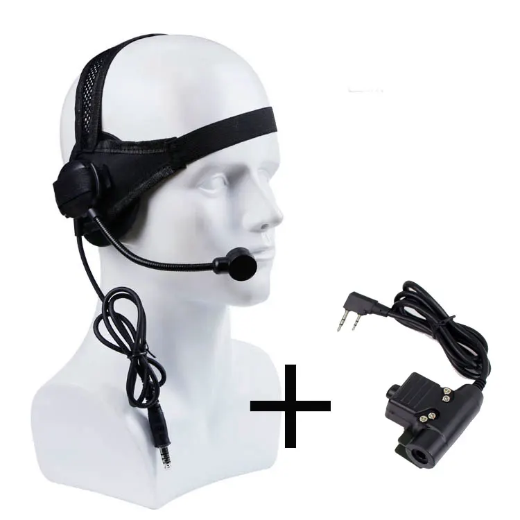 Selex TASC1 Auriculares tácticos PTT Kenwood Airsoft - imagen 3