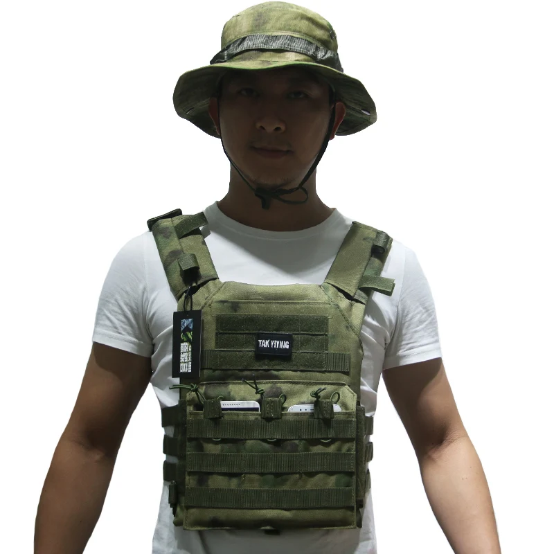 Chaleco táctico JPC portaplacas MOLLE camuflaje caza paintball - imagen 5