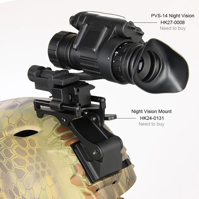 E.T. Adaptador de montaje NVG PVS-14 para casco visión nocturna