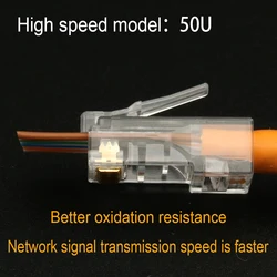 Conector RJ45 Keystone Cat5e para cable Ethernet UTP