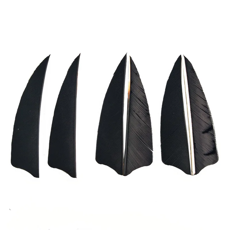 Sharrow pluma pavo 3″ flecha tiro arco - imagen 4