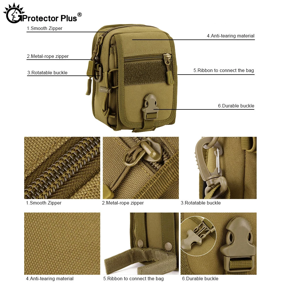 Protector Plus Bolsa militar camuflaje MOLLE - imagen 2
