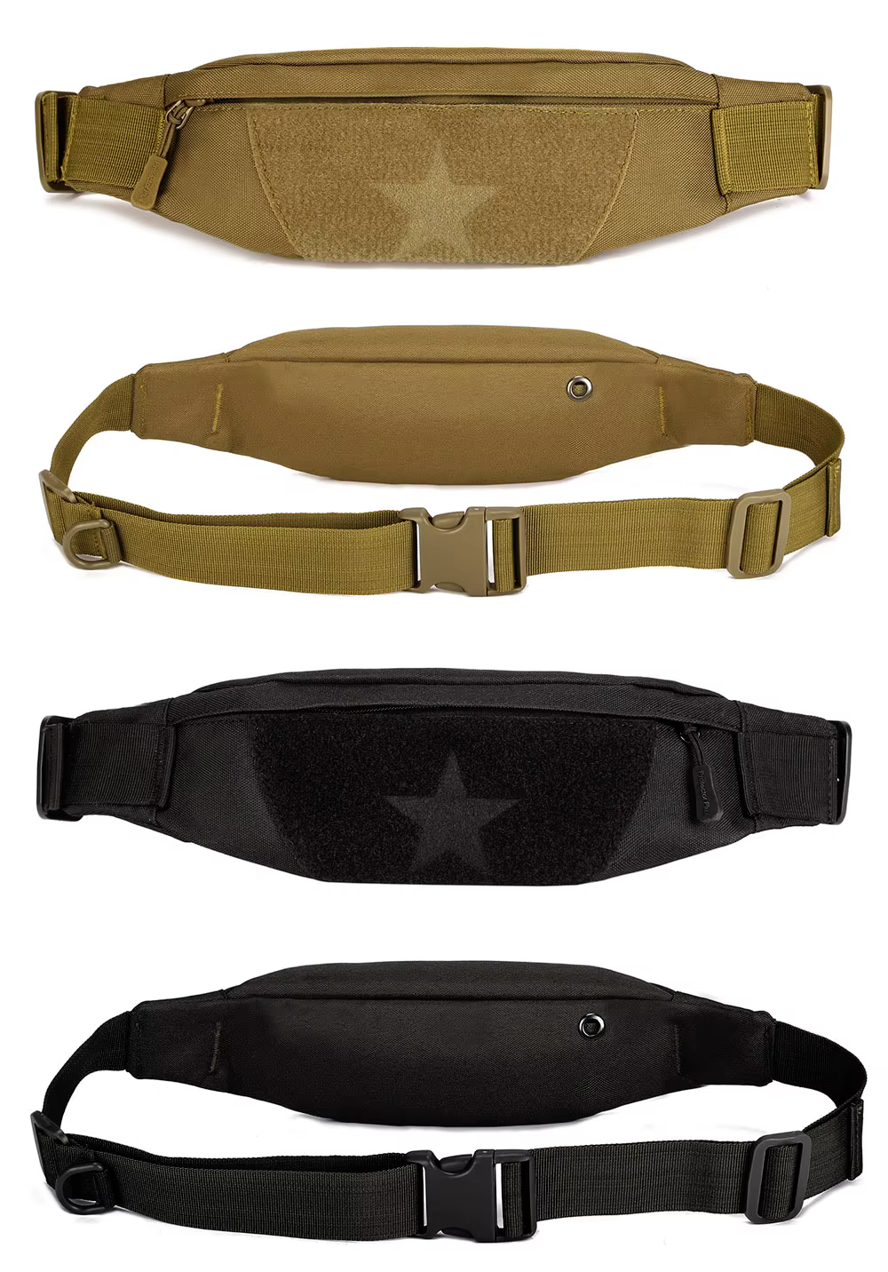 Bolsa táctica con cinturón y diseño Molle