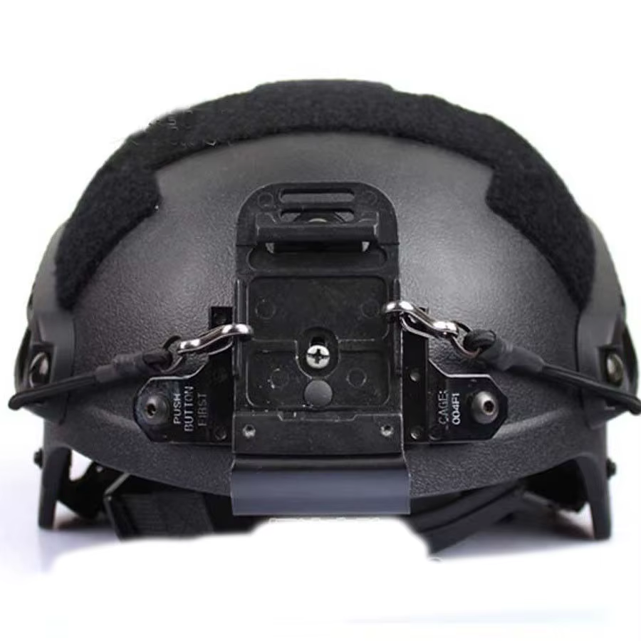 Soporte NVG instalado en casco ACH MICH