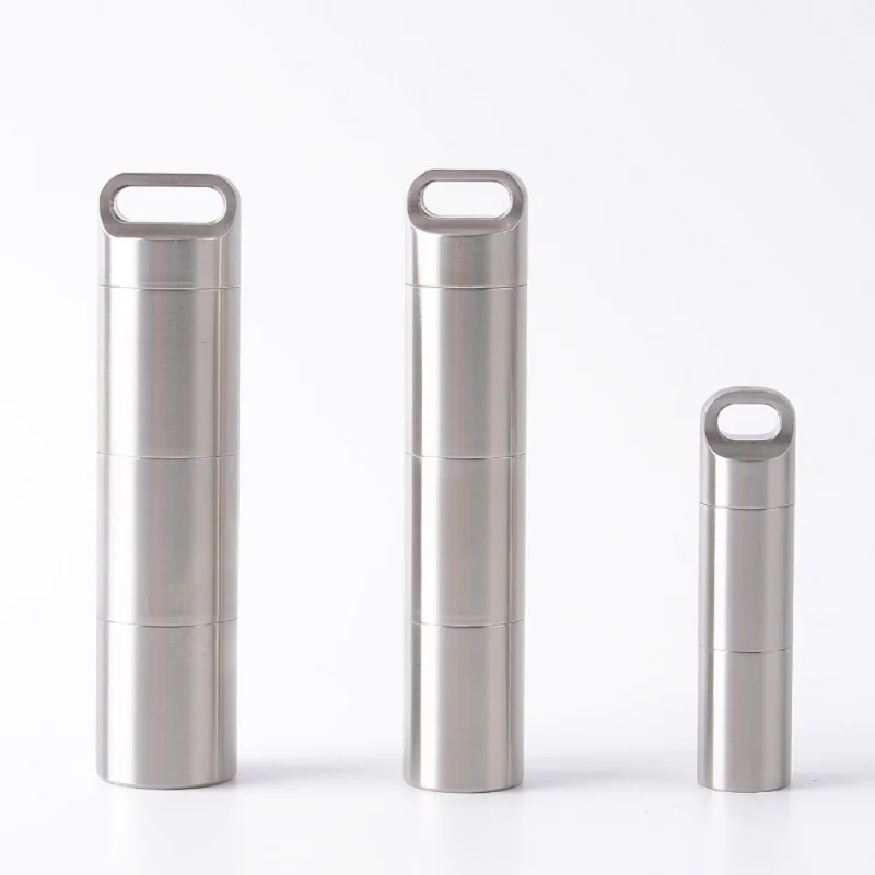 Pastillero EDC estanco de acero inoxidable - imagen 5