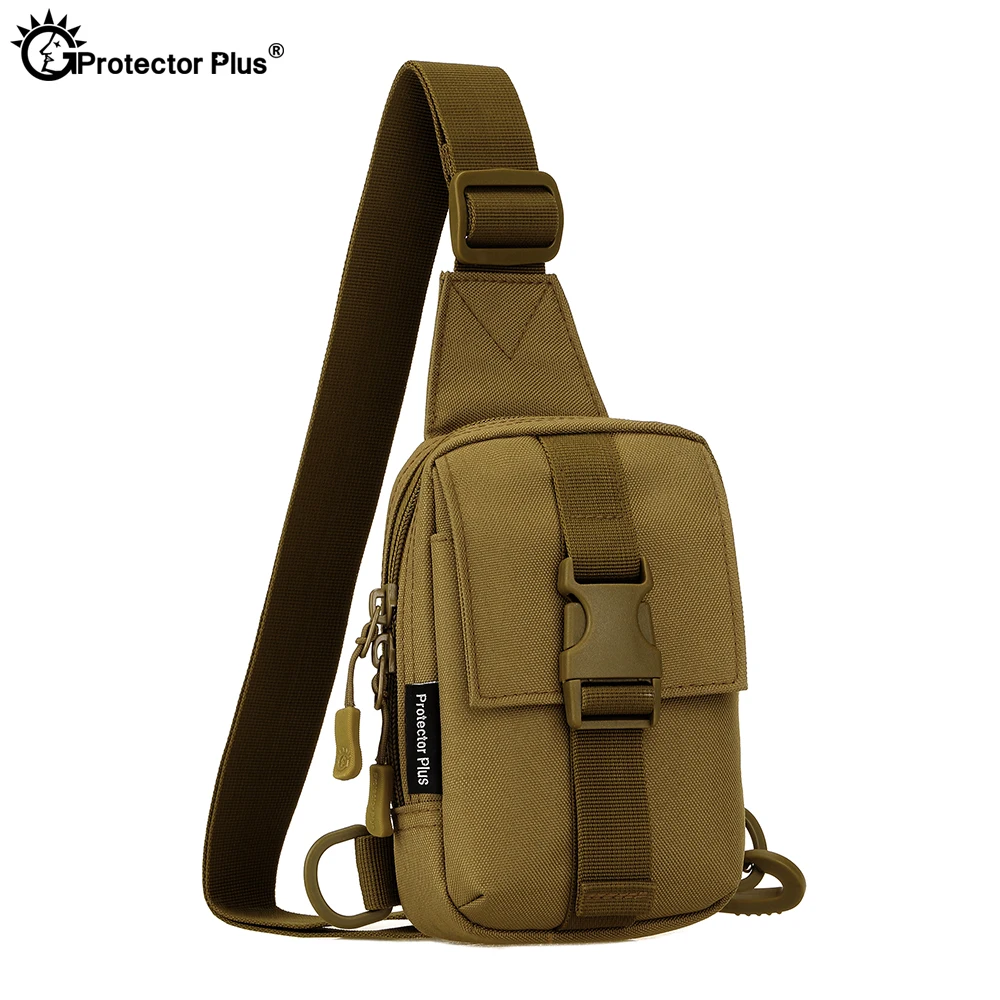 Protector Plus – Bolsa Táctica Pecho MOLLE Nylon Móvil