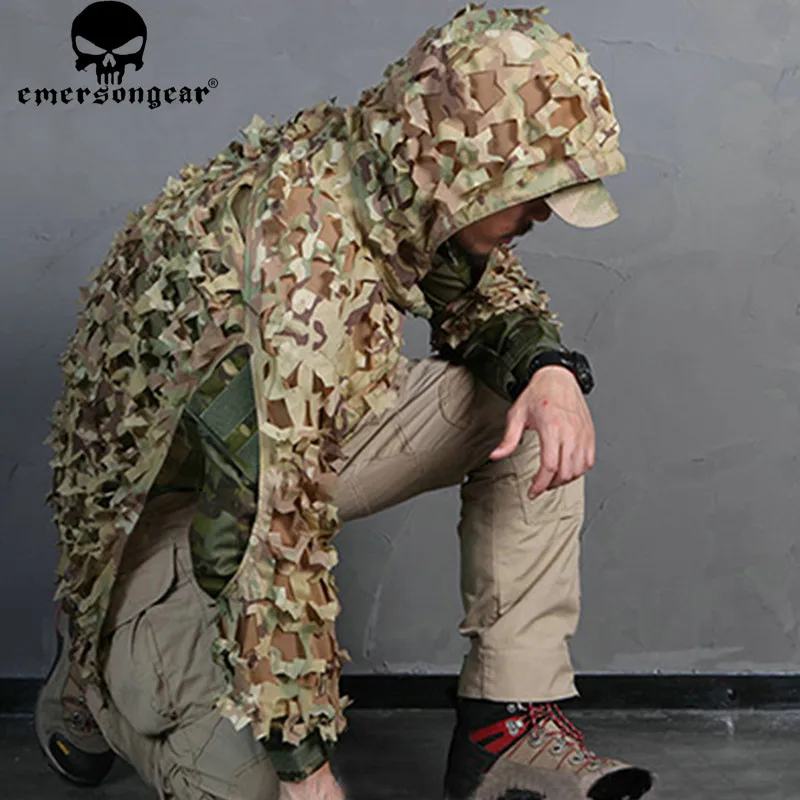 EmersonGear traje ghillie camuflaje ligero para caza y francotirador
